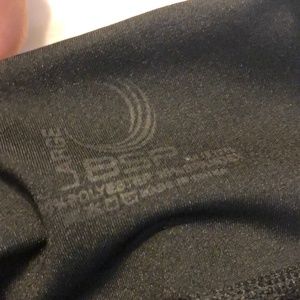 Black athletic leggings. Size large